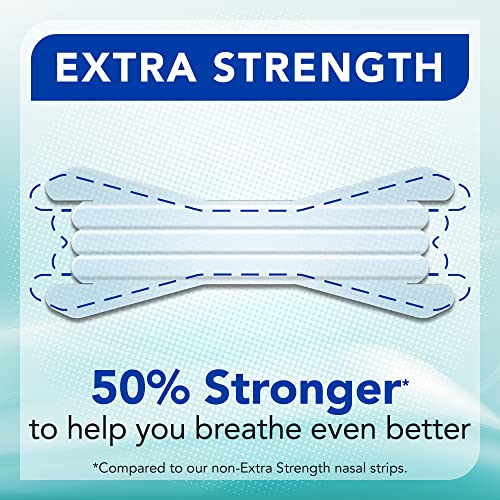 extra-strength nasal breathing strips clear 50 ct  works instantly nasal congestion relief stops snoring cold amp allergy