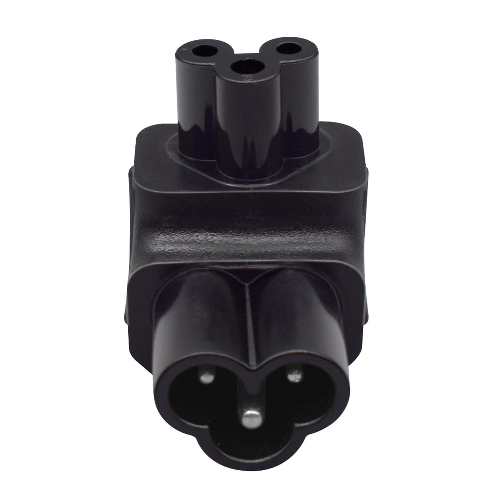 ATORSE Electrical Plug Iec320 C6 To C5 Accessory Spare Parts Replaces Black Adapter-image-45