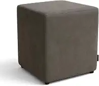 Puff Banqueta Quadrado Cubo Assento Decoração Conforto Eventos Comodidade Sala Quarto (Cinza Suede)