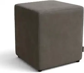 Puff Banqueta Quadrado Cubo Assento Decoração Conforto Eventos Comodidade Sala Quarto (Cinza Suede)