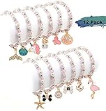 [page_title]-12 Stück Einhorn Kinderschmuck,Geburtstagsparty KinderMitgebsel,Einhorn Armbänder Mädchen,Einhorn Perlen Armband,Freundschaftsarmband Kinder,Kinder Perlenarmband,Freundschafts Armbänder (B)