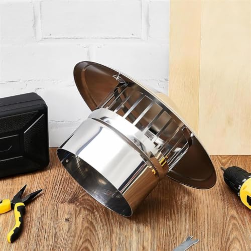 Tapón de chimenea de acero inoxidable para ventilación de tuberías de techo 6