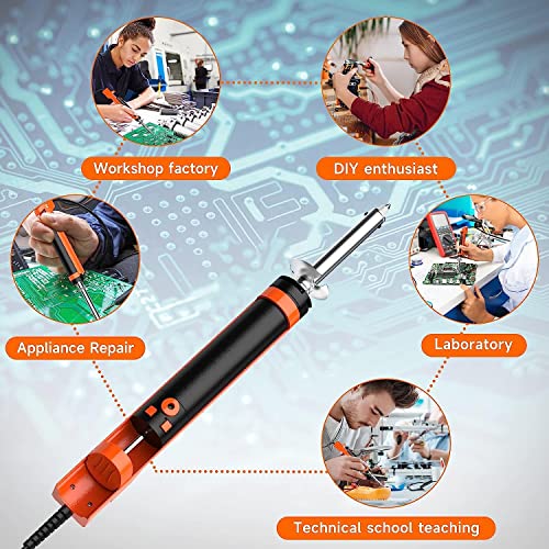 Preciva USOW108S 929D-V Electric Desoldering Iron Solder Sucker, Portable Desoldering Gun,110V Desoldering Pumps thumb #6