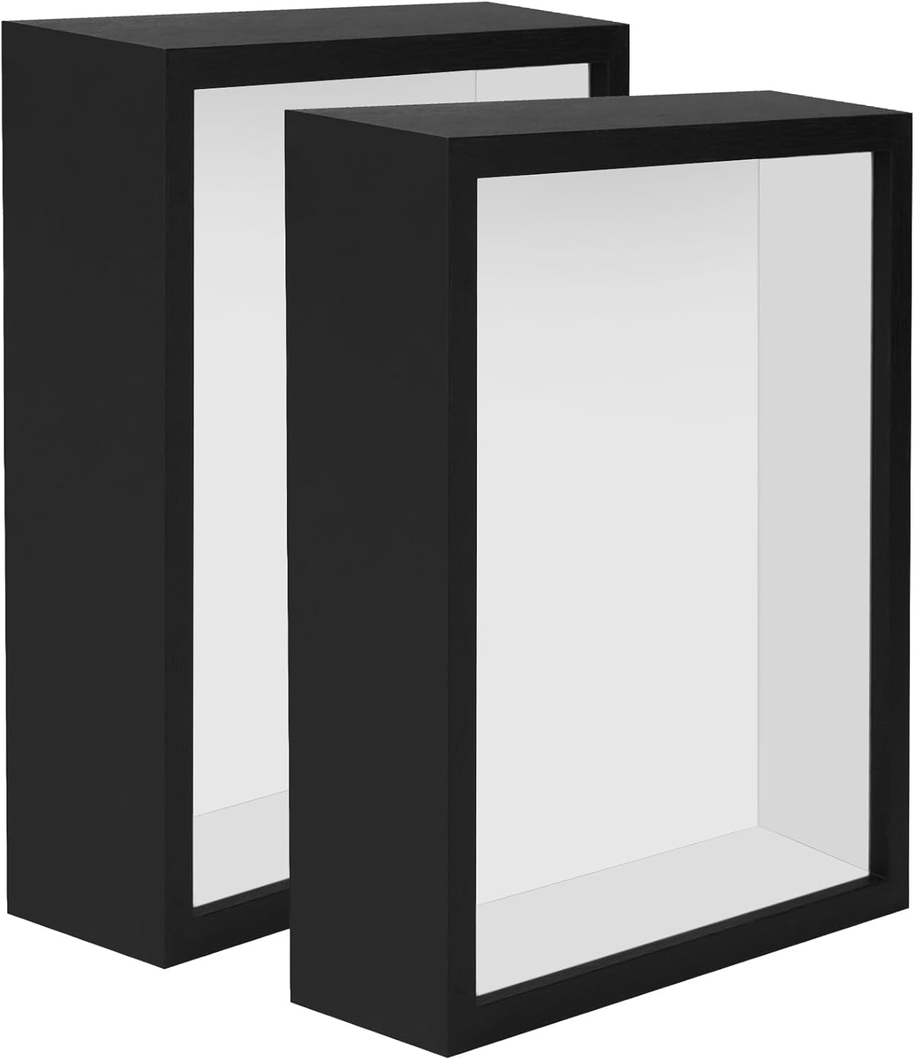 Shadow Box Frame 2Pcs, Black Shadow Box 8x10 Suitable for