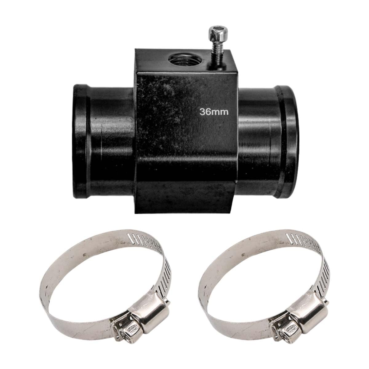 BDZMC 3PCS Aluminum Car Water Temp Joint Pipe (36MM)
