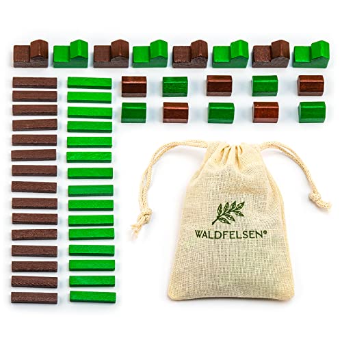 Waldfelsen Personaggi da gioco in legno 8 città