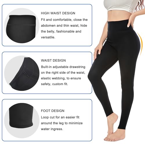 Chaqueta y pantalones de neopreno para mujer Wetsuits 2mm y 3mm, manga larga, para natación, surf, buceo y esnórquel, talla XXL miniatura 6