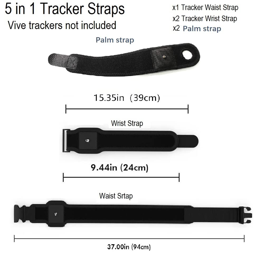 HTC Vive Tracker Gürtel und Handschlaufe für HTC VIVE 1.0 2.0 3.0 und Tundra Tracker Full Body Tracking Extended VR Ganzkörper-Tracking