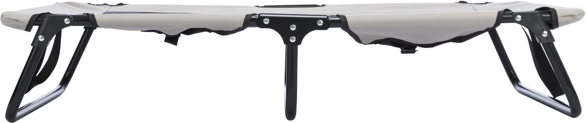 Trixie Hundeliege Strong, weich & waschbar – 99 x 19 x 50 cm, beige/schwarz | Gemütliches, weiches Liegekissen – für Hunde, rutschfester Boden, waschbar und pflegeleicht, angenehm weicher Schlafkomfort