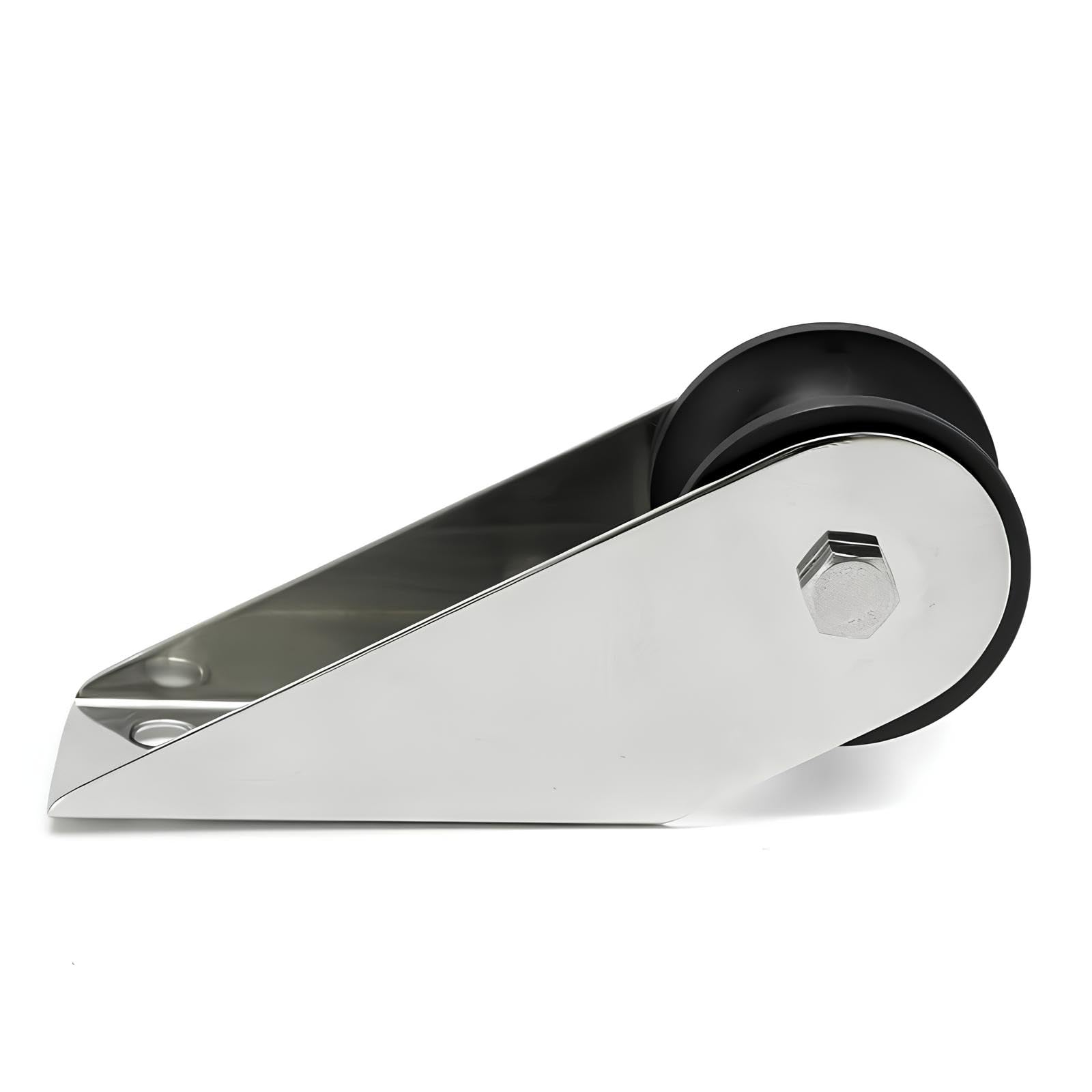 JT-HLM Bow Boat Anchor Roller 160mm Boat Stainless Steel Bow Anchor Roller Rubber Lift Roller for Yacht Fishing Boat