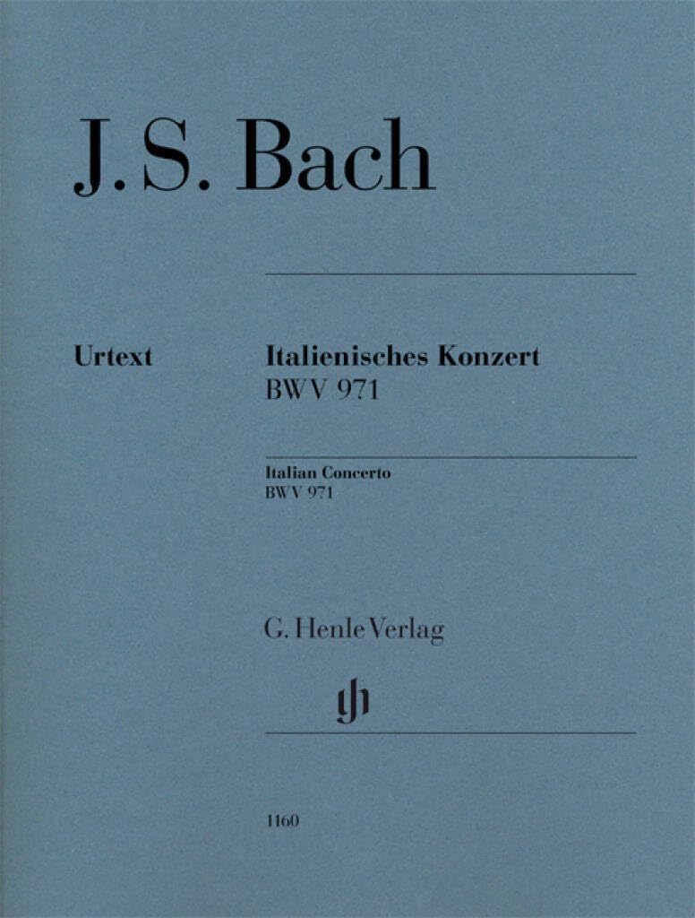 Italian Concerto BWV 971 - piano - (HN 1160)