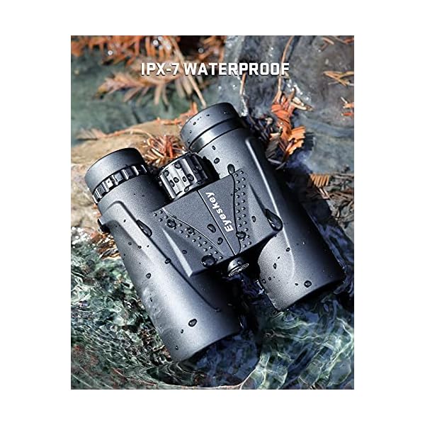 eyeskey Fernglas, kompakt, Wasserdicht, 8 x 32 / 8 x 42 / 10 x 42, Dachkantprisma, Fernglas – Ideale Wahl für die Jagd, Vogelbeobachtung, Wandern und sonstige Aktivitäten im Freien – Bild 7