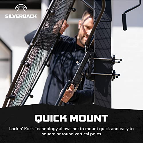 Silverback Multi-Sport Training Rebound Passback Net - Basketball Rebounder - Multisport Rebounder #TOP5