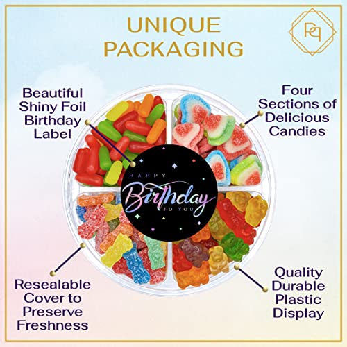 Purple Plum Happy Birthday Candy Platter – Candy Care Package Gummy Bear And Sweets Gift Basket… #TOP3