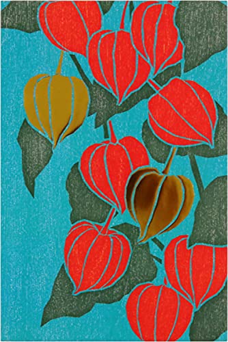 オリエンタルベリー 花暦 御朱印帳 12.1×1.6×18.1cm 八月 ホオズキ GN-7808