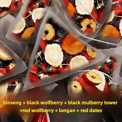 Ginseng, Mulberry, Goji Berry, and Longan Tea, 4.23 ounce (120g per serving)