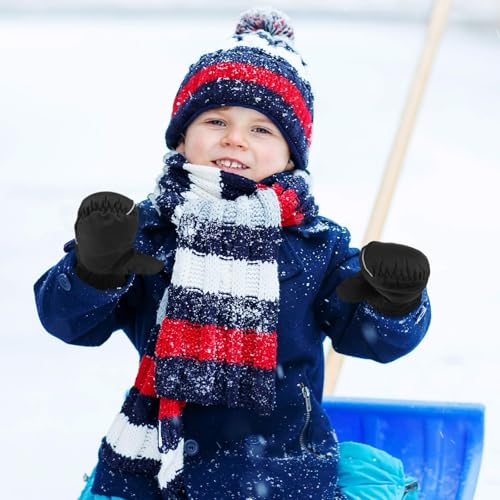Menoly EF115 Toddlers Kids Winter Waterproof Windproof Mitten Gloves Thinsulate Outdoors Sports Cold Weather Mittens thumb #1