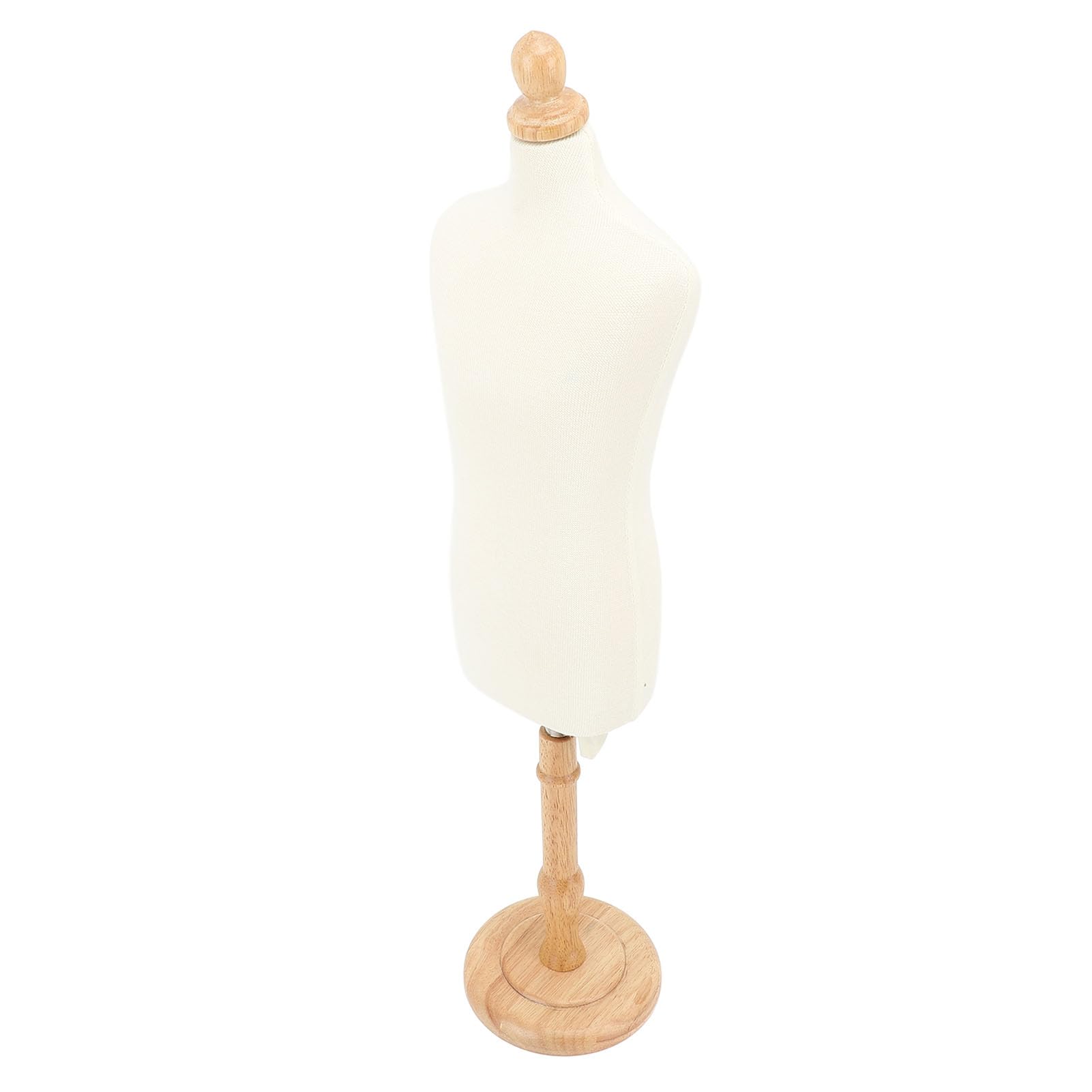 Manichino da Uomo, Robusto Busto da Cucito Regolabile con Supporto in Legno con Asta in Acciaio Inossidabile, per Sartoria di Design di Display