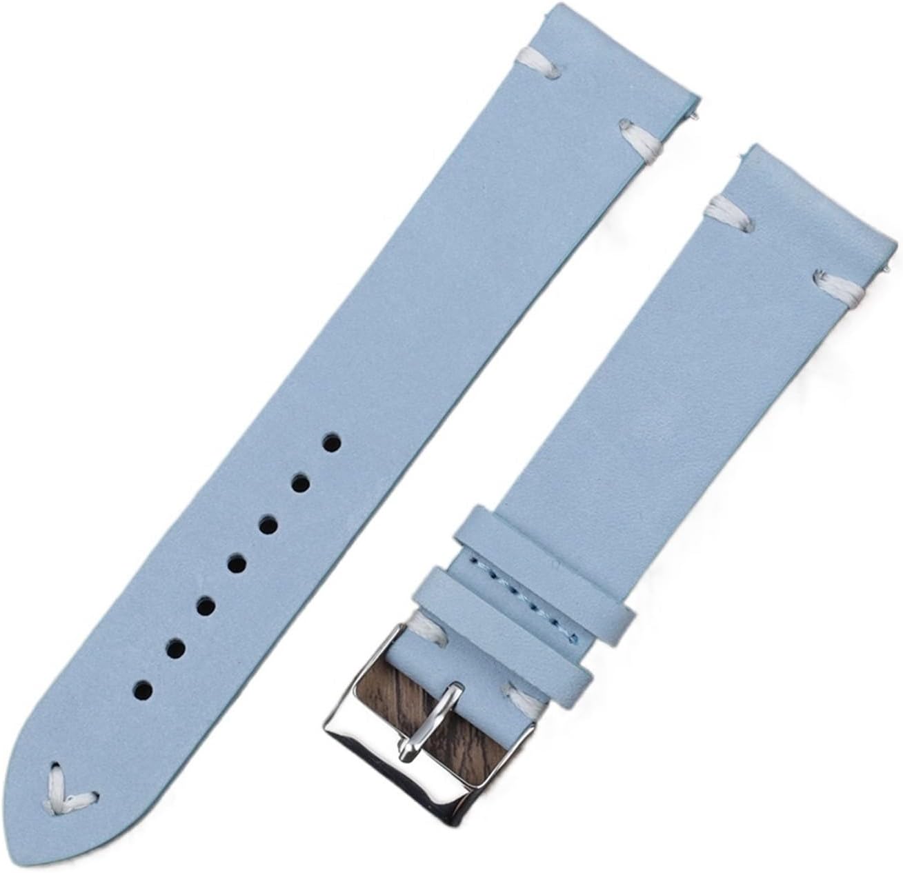 CAREG Nubuck Genuine Leather Watch Band Quick Release Watch Straps Belts 18mm 20mm 22mm 24mm Watchband Fit For Men Women Durable