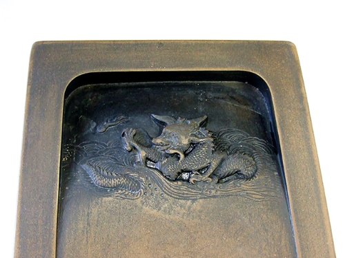 【ゆう】　　◆澄泥硯（鱔魚黄／十吋大型加厚／保管用桐箱と黄布） 應天堂オンラインショップ / 澄泥硯