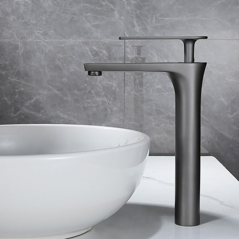 Mitigeur de lavabo salle de bain eau chaude et froide en laiton