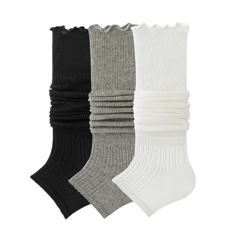 Damensocken Sommermode Strümpfe Basic Beinwärmer Baumwolle Dünn Mädchen Knie Einfach Lang
