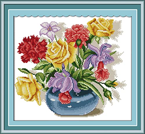 Peinture au diamant 5D kit fleurs - Cadeau créatif idéal pour décoration maison