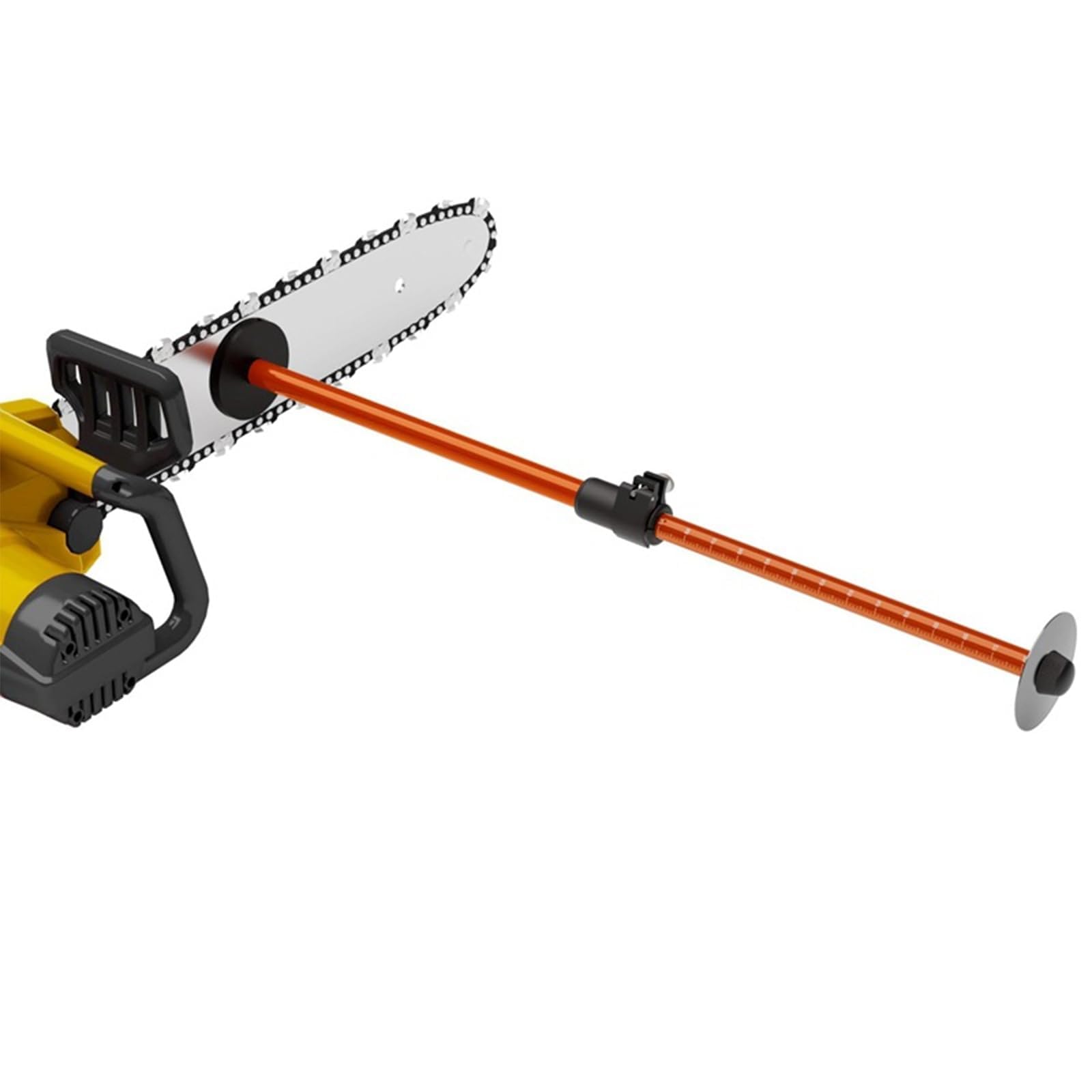 WHFLLIFE Magnetic Firewood Measuring Tool,Magnetic Log Marker Firewood Marker with Measured Marks,Chainsaw Measuring Tool for Firewood, Freely Adjust From 16'' and 29'',High Vis Orange