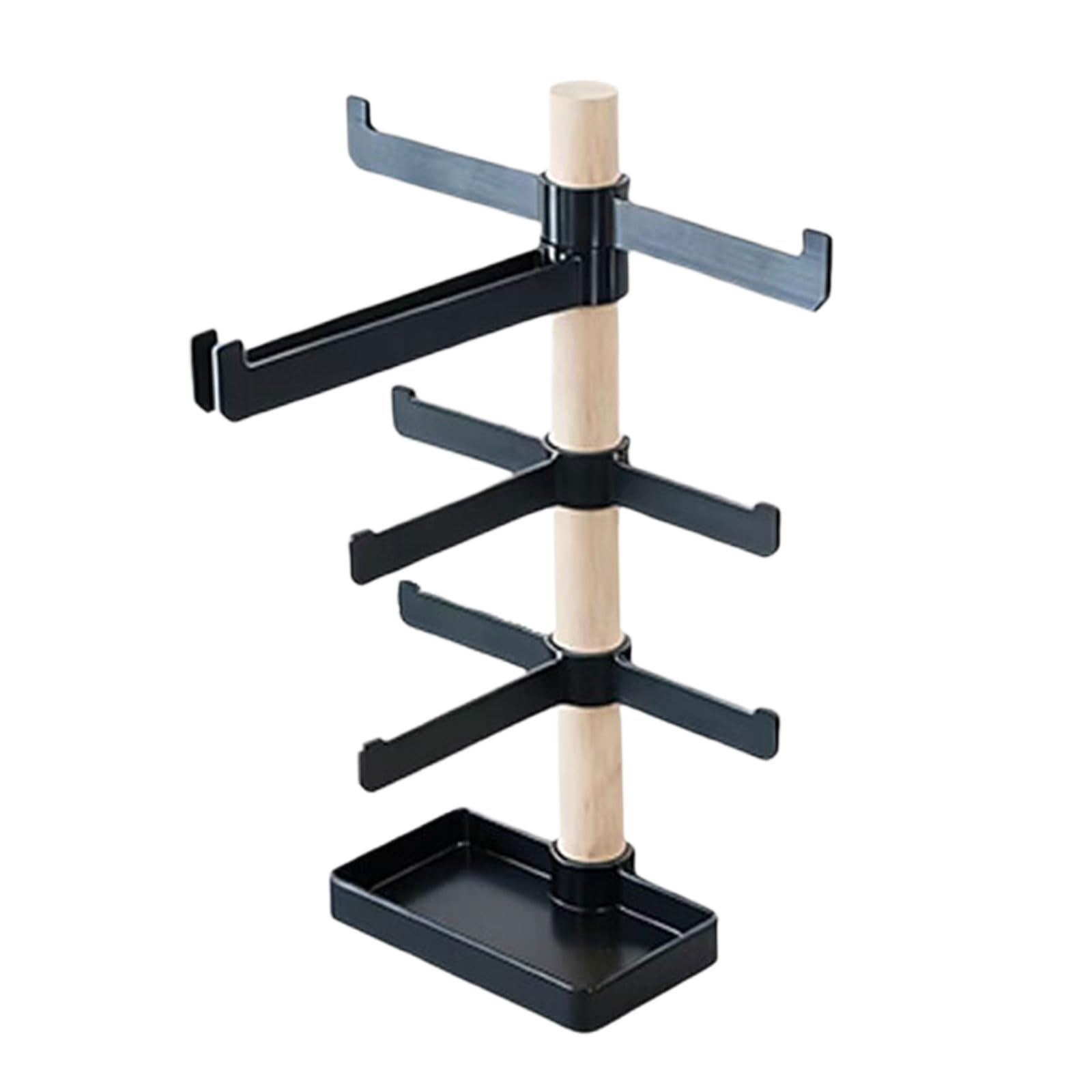 Snorvixre Wooden Bike Gear Stand Ideal for Keeping Helmets and Cycling Accessory Organized Bike Accessory Display Stand