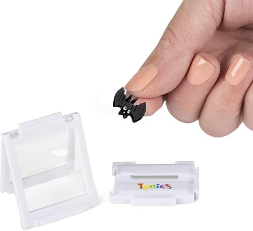 Miniatura 3 de Boo The Bat - Figuritas de vidrio hechas a mano con marco de coleccionista, animales de cristal coleccionables en miniatura, arte de vidrio soplado