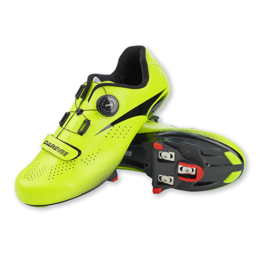 Mens Breathable Road Cycling Shoes Cycling Footwear Self Locking