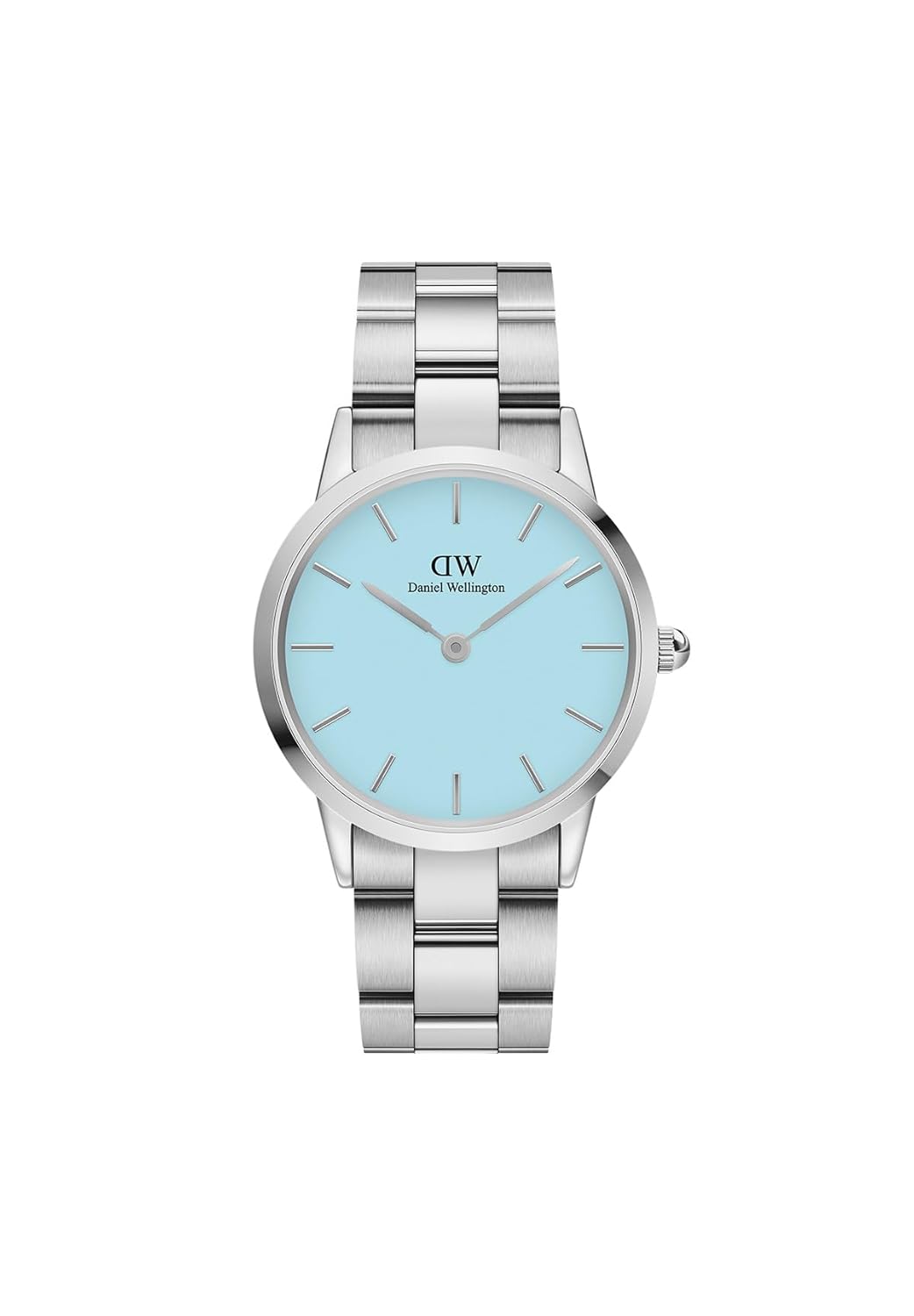 Daniel Wellington Iconic Link Capri Blue Dial Silver Watch