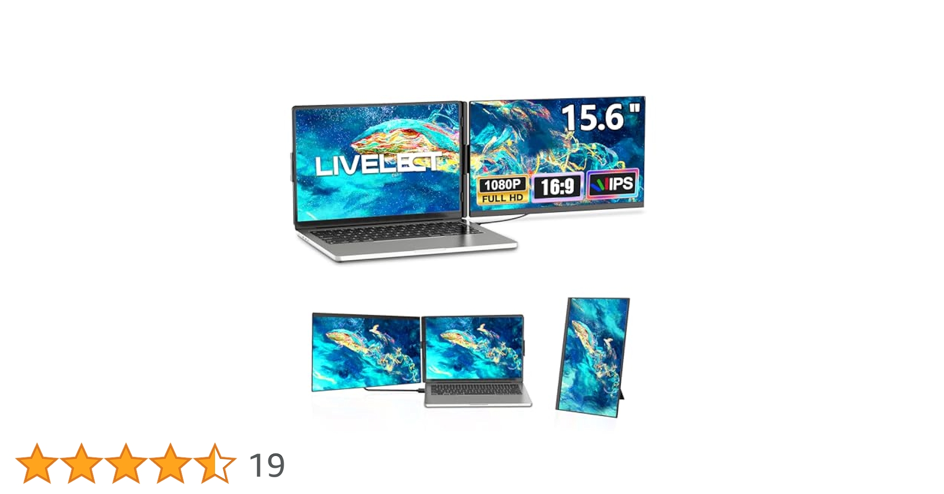 Amazon.co.jp: モバイルモニター 15.6インチ【2025新型ノート