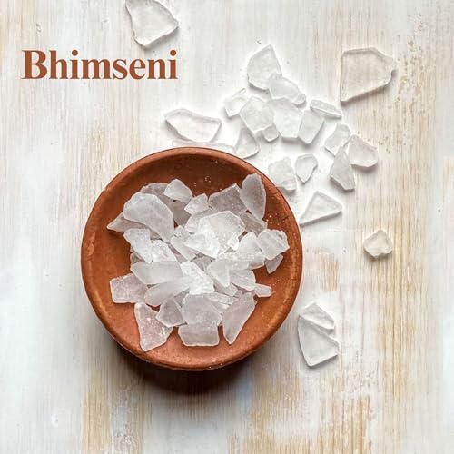 Image of Bhimseni Camphor 450g Jar - Pure Camphor Tablets for Pooja, Aarti, Aromatherapy | Organic Kapoor, Mosquito Repellent, Home Purify