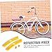GOOHOCHY 20pcs Portable Wheel Reflectors Professional Bike Reflectors for Safety Replaceable Reflective Signs for Bicycles Convenient Installation for Bikes and Touring Cars