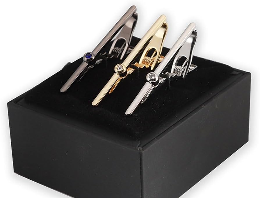 Tie clip brass tie Business men