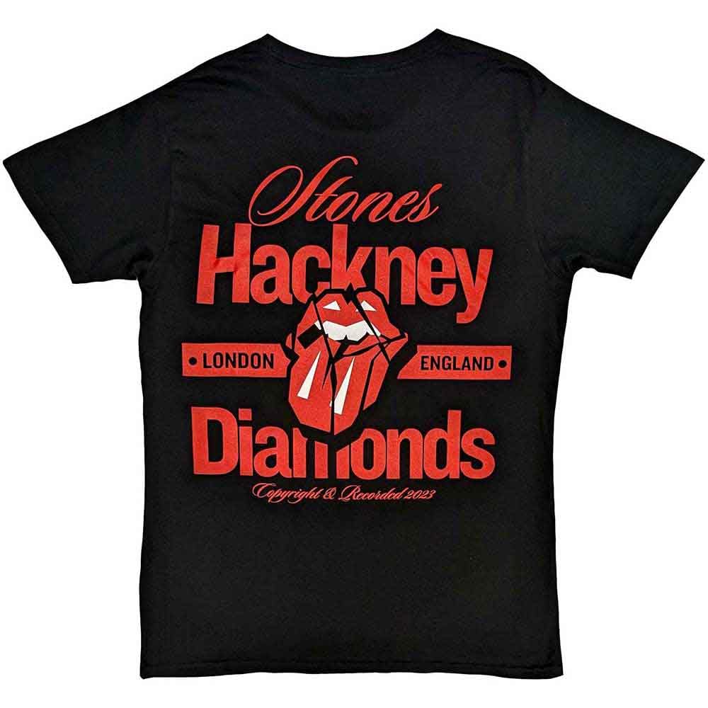 Rock Off officially licensed products The Rolling Stones T Shirt Hackney Diamonds Hackney London Official Black XXL