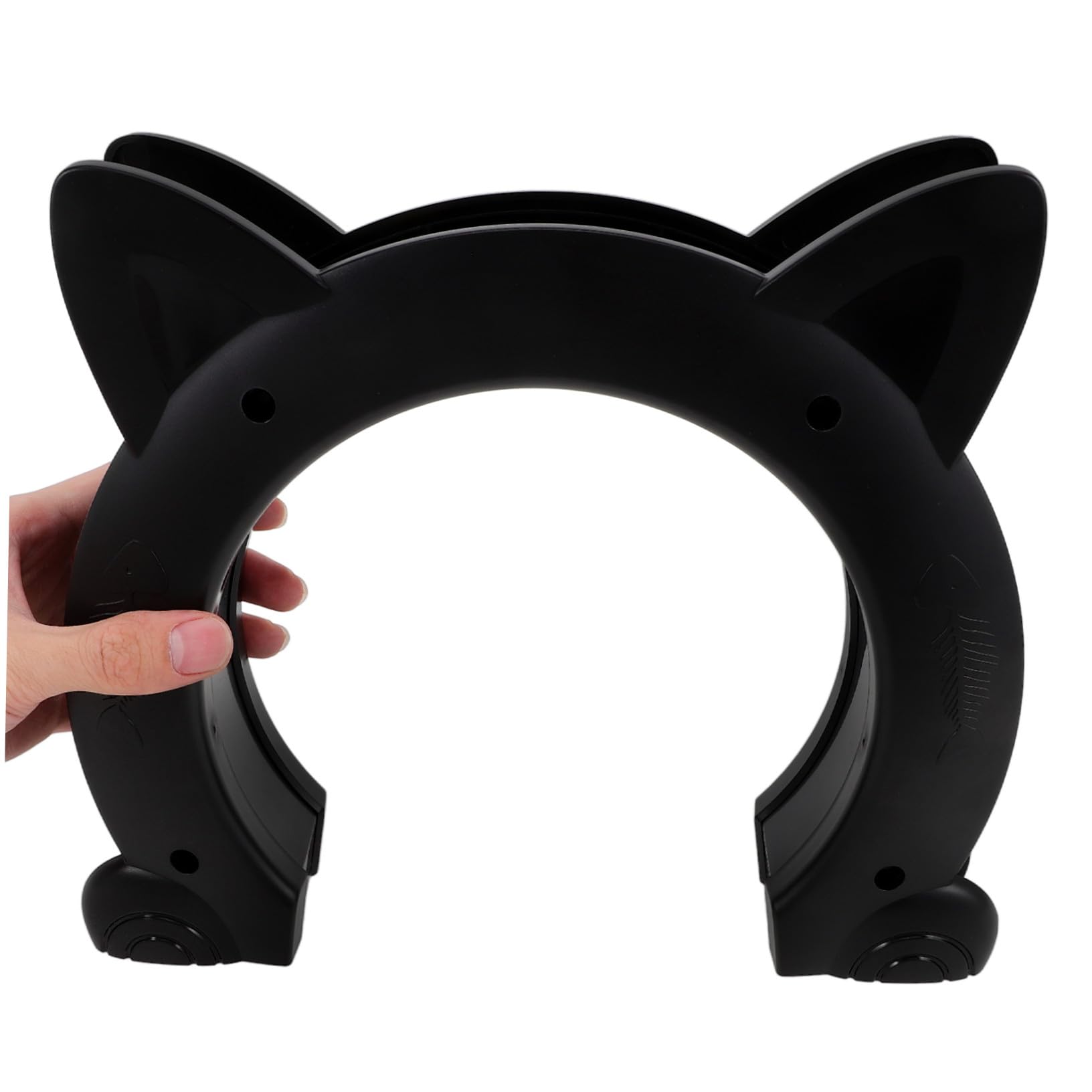 Homoyoyo Katzenklappe für Innentür mit Robustem Kunststoff Mittelgroß Geeignet für Katzen und Kleine Hunde Einfache Befestigung Langlebig und Vielseitig Einsetzbar für Haustierhäuser