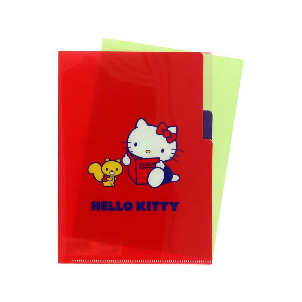 Amazon | ハローキティ[ポケットファイル]クリアファイルA5 3P 3