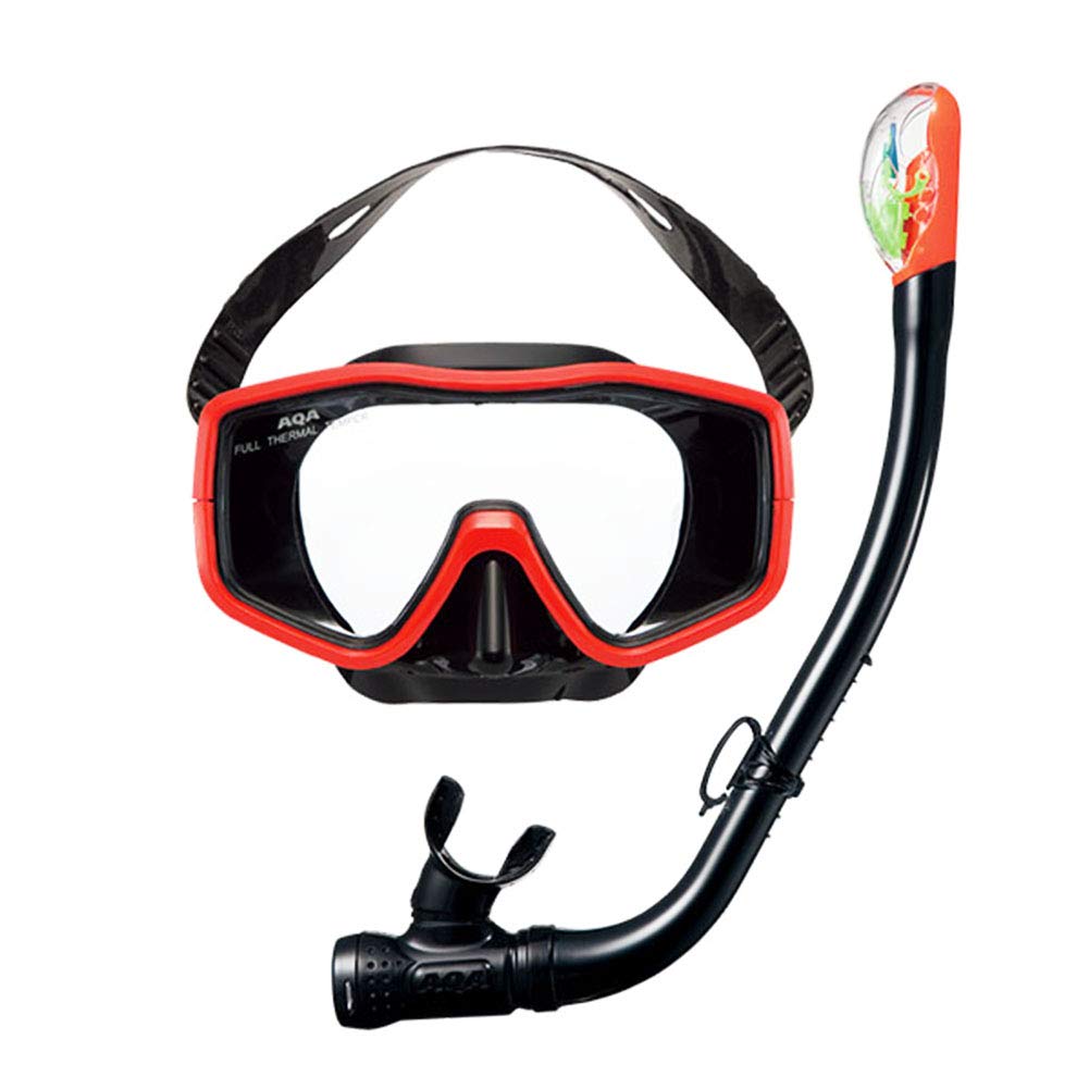Amazon.co.jp: AQA KZ-9007 Men's Marine Sports Mask & Snorkel Set