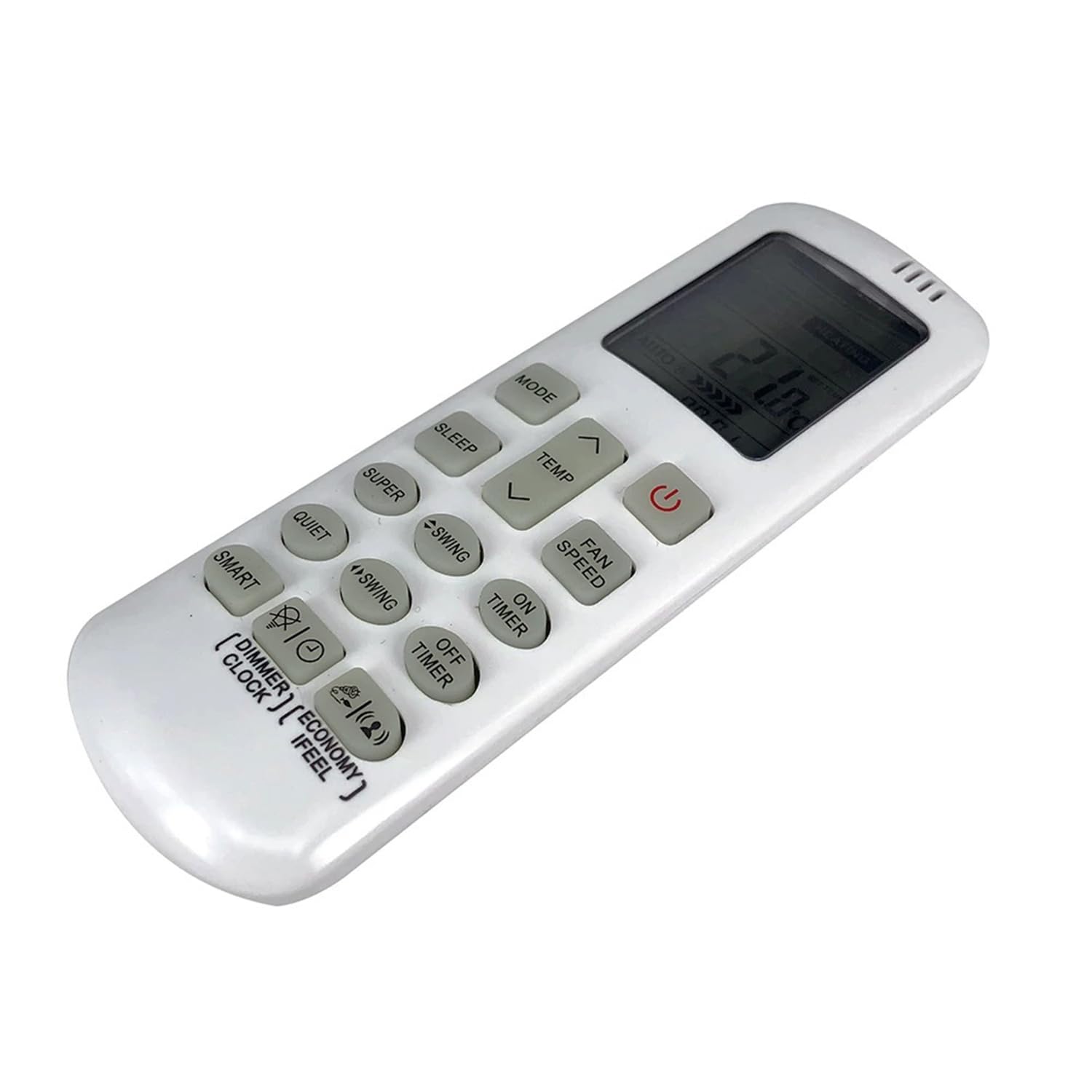 DG11R2-01 Remote Control Replacement for Wearproof Hisense AC Air Conditioner HSA71C HSA71R, Black/White/Silver - Image 2