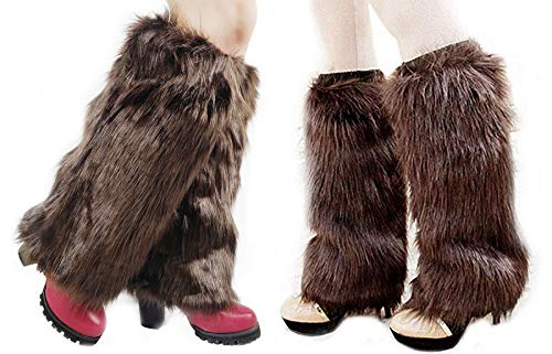 Women Girls Long Leg Warmers Winter Fashion Knee High Thick Socks For Boots (Coffee, 40Cm) #TOP1