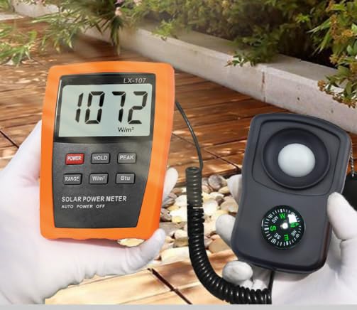 Solar Power Meter – Sunlight Measurement Tool For Gardening, Solar ...
