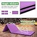 Gymnastics Tumbling Mats Gymnastics Mat Portable Foldable Tumbling Mat Thick PU Leather Exercise Mat Yoga Mat with Carrying Handles for home Workout outdoor Yoga Gymnastics