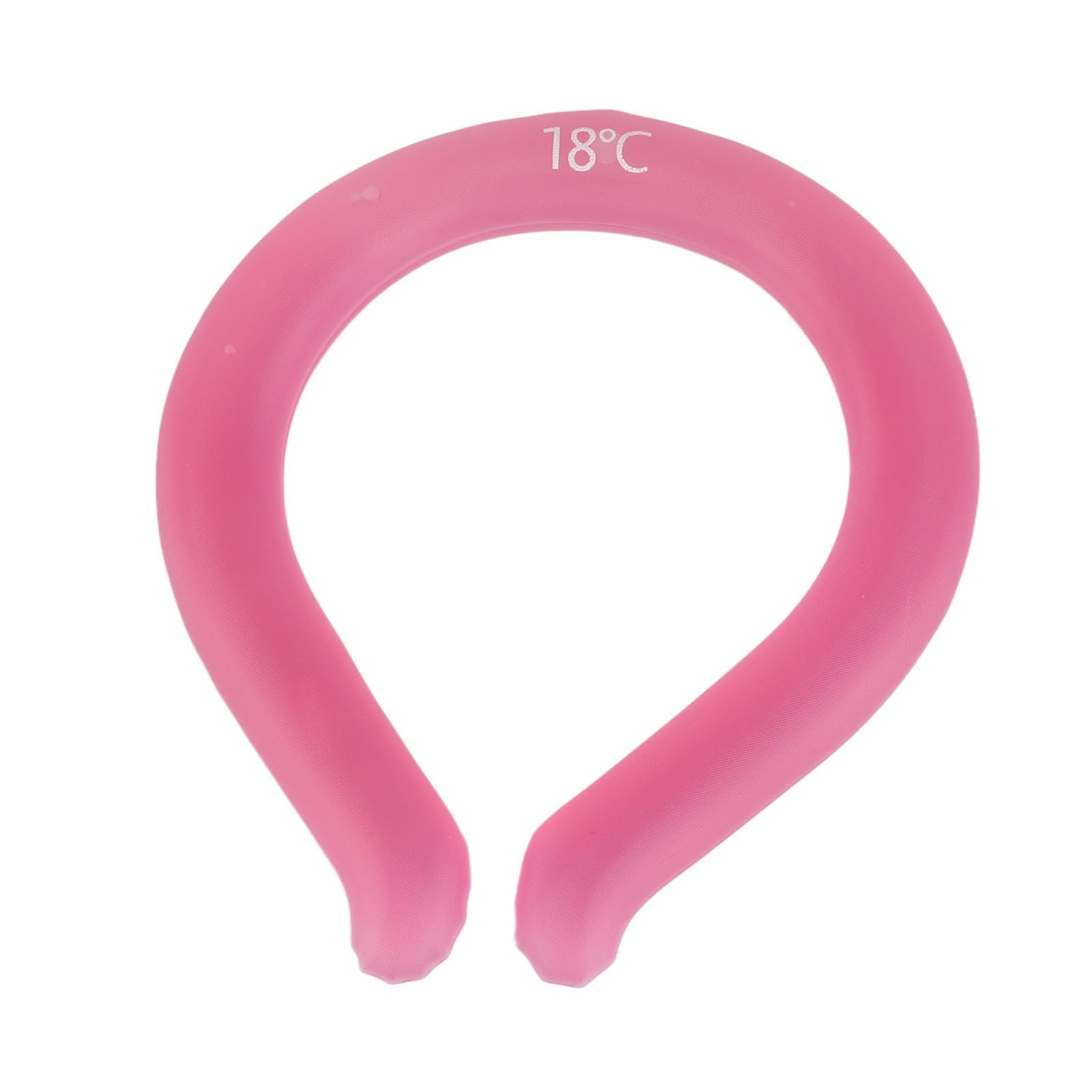 Nackenkühler, Neck Cooling Ring, Tragbare Folgen Sie dem Hals, um die Anlassende Kälte Wiederzuverwenden für Sommer (Rosa)
