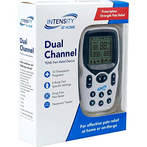 Intensity At Home Tens Unit Muscle Stimulator - Electric Pulse Muscle Stimulator For Back Pain, Neck Pain, Body Pain - Electric Massager For Muscles With Electro Stim #TOP6