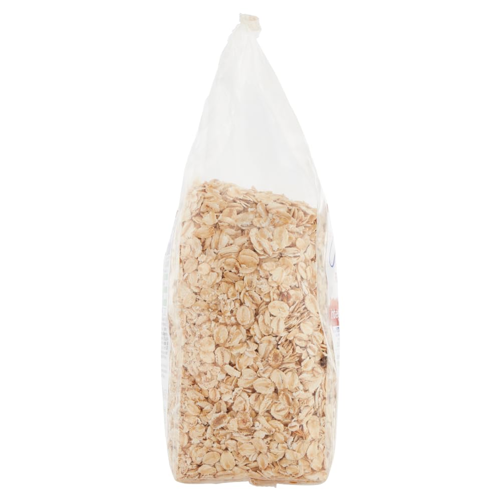 Italian Gourmet Náttúra Italian Gourmet Fiocchi di Avena Integrali BIO 12 x | Da agricoltura biologica, aus kontrolliertem Anbau, ideale per colazione, Gesamtnettogewicht 6 kg + Kostenlos Polpa 400g