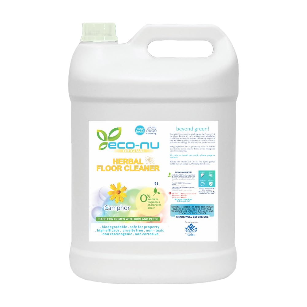 ECO-NU Camphor Based Herbal Floor Cleaner | 5 Litre (B0CCWS1XZL) Amazon Price History, Amazon Price Tracker
