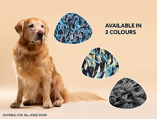 Snuffle Mat - Interactive Dog Toys for All-Sized Dogs 11"x17" - Slow Feeding, Smell Training, Reduces Boredom & Anxiety
