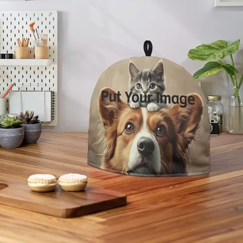 Image of Custom Tea Pot Cover for Keeping Warm Teapot Insulation Cover Customized Personalization Home Decor Kettle Cover